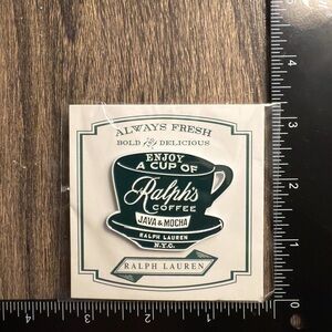 POLO  Ralph Lauren Ralph’s Coffee Enamel Pin